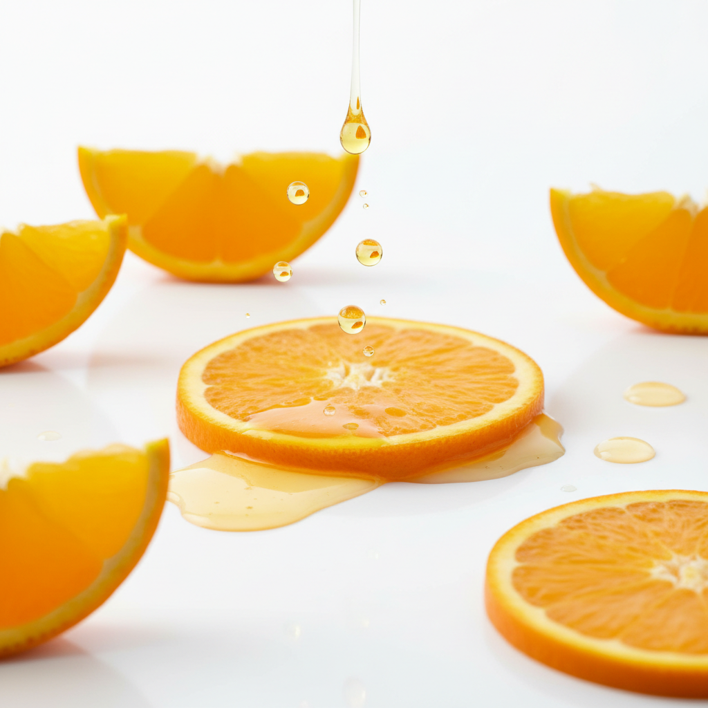 Vitamino C veido kaukė su apelsinais